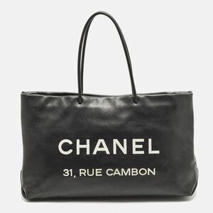 Chanel 31 Rue Cambon Black Leather Tote